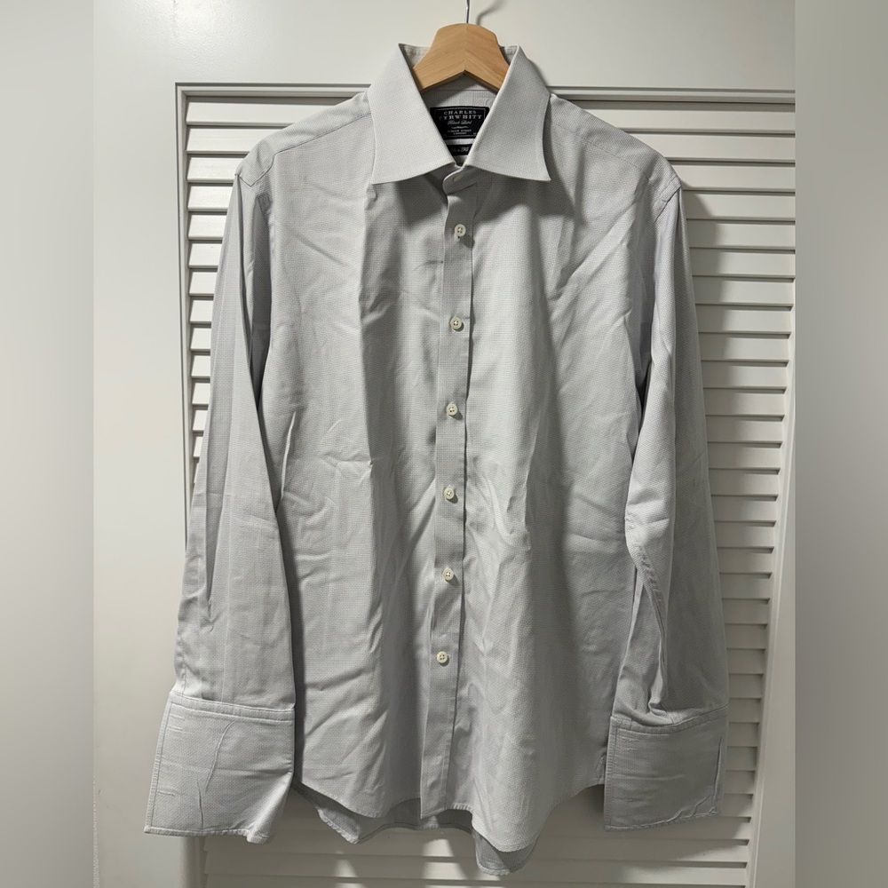 Charles Tyrwhitt Black Label Light Gray Dress Shirt